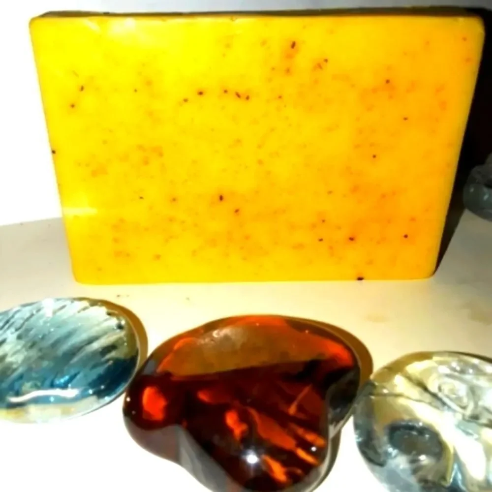 𝅺HAND CRAFTED Orange Bright Soap Bar LIMITED EDITIO